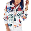 ModeParisienne® Bloemenprint Lente Zomer Lange Mouw Dames Zomerjas
