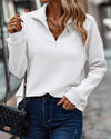 ModeParisienne® Elise - Elegante maglione con scollo a V per donna