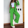 Blazer en Broekpak Set - ModeParisienne® Gillema | Blazer en Broekpak Set - Groen - S - Zarandi Amsterdam