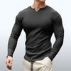 John's Comfortabele Lange Mouw Shirt voor Mannen - Stijlvol en Ademend