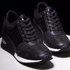 Xandra™ | Hoge Hakken Sneakers met sleehak