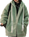 ModeParisienne® Nalia - Giacca in pile invernale elegante in taglie grandi