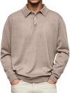 Erwann | Casual Langarm Poloshirt