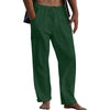 Jorvick | Heren Casual Effen Kleur Katoenen Linnen Broek