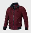 Alexander -Casual bomberjack met hoge hals en doorlopende ritssluiting