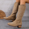 ModeParisienne® Cooper - Klassieke Suède Cowboy Laarzen Dames