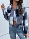 ModeParisienne® Dunne Casual O-hals Tops: Basic Bomber Dames Zomerjas met Lange Mouwen