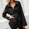 ModeParisienne® groene winddichte waterdichte hoodie lange zomerjas