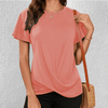 Vormgevende Ronde Hals Blouse - ModeParisienne® Fenelina | Vormgevende Ronde Hals Blouse - Roze - S - Zarandi Amsterdam