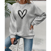 ModeParisienne® Marilys – Maglione da donna con scollo rotondo