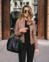 ModeParisienne® Dames Zomerjas: Stevige Ritsjacks