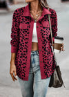 ModeParisienne® luipaardprintmet revers lange jas