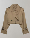 ModeParisienne® Haley - Cropped Windbreaker Jas met Verstelbare Riem