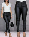 ModeParisienne® Lysanne | Leggings in pelle da donna per un aspetto chic