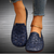 Alvira | Ademende platte schoenen voor dames met ergonomische pasvorm en elegant design | Marineblauw