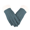 ModeParisienne® Althea - Chic Velours Leren Handschoenen voor een Verfijnde Look