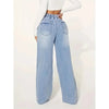 Pants - Relaxed Fit Baggy Jeans voor dames met hoge taille en casual look - S - Zarandi Amsterdam