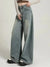 Pants - Loszittende baggy jeans voor dames met hoge taille en casual look - S - Zarandi Amsterdam