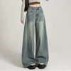 Pants - Loszittende baggy jeans voor dames met hoge taille en casual look - S - Zarandi Amsterdam