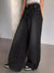 Pants - Middelhoog Taille Baggy Jeans Dames Comfortabele Wijde Fit - Zwart - S - Zarandi Amsterdam