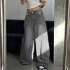 Pants - Middelhoog Taille Baggy Jeans Dames Comfortabele Wijde Fit - Blauw - S - Zarandi Amsterdam