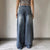 Pants - Loszittende baggy jeans voor dames met wijde pijpen - Zwart - S - Zarandi Amsterdam