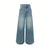 Pants - Loszittende baggy jeans voor dames met wijde pijpen - Zwart - S - Zarandi Amsterdam