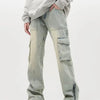 Baggy Jeans Heren, Losse Pasvorm, Met Zijritsen | Urban Design 0