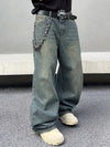 Baggy Jeans Heren, Wijde Pasvorm, Retro Stijl | Lange Broek 2