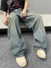 Baggy Jeans Heren, Wijde Pasvorm, Retro Stijl | Lange Broek 3