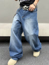 Baggy Jeans Heren, Wijde Pasvorm, Retro Stijl | Lange Broek 4