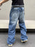 Baggy Jeans Heren, Wijde Pasvorm, Retro Stijl | Lange Broek 5