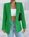 Blaire - Formele en stijlvolle lange blazer met zijzakken