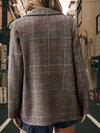 Blazer met reverskraag | Geruit grijs 2
