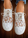 Women's Shoes - Bloem - geperfectiveerde puntige ontwerpschoenen voor vrouwen - Wit - 35 - Zarandi Amsterdam