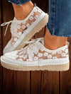 Women's Shoes - Bloem - geperfectiveerde puntige ontwerpschoenen voor vrouwen - Wit - 35 - Zarandi Amsterdam