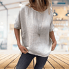 T-shirts - Brendalyn | Ademend T-shirt met ronde hals en korte mouwen voor elke gelegenheid - Wit - S - Zarandi Amsterdam