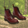 Veterschoenen - Brenilda | Lichtgewicht dames laarzen van PU - leer met ademend ontwerp en antislip zool - Rood - 37 - Zarandi Amsterdam