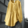 Casual Summer Wear - Bubbles | Chique tuniekblouse met buikbedekking en losse pasvorm voor dames - Wit - S - Zarandi Amsterdam