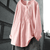 Casual Summer Wear - Bubbles | Chique tuniekblouse met buikbedekking en losse pasvorm voor dames - Roze - S - Zarandi Amsterdam