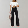 ModeParisienne® Xandra - Pantaloni a zampa di velluto a coste alla moda