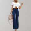 ModeParisienne® Xandra - Pantaloni a zampa di velluto a coste alla moda