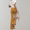 ModeParisienne® Xandra - Pantaloni a zampa di velluto a coste alla moda