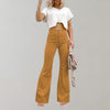 ModeParisienne® Xandra - Pantaloni a zampa di velluto a coste alla moda