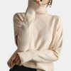 ModeParisienne® Xia - Maglione a collo alto alla moda per donna