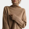 ModeParisienne® Xia - Maglione a collo alto alla moda per donna