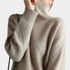 ModeParisienne® Xia - Maglione a collo alto alla moda per donna