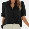 ModeParisienne® Daisy - Blusa base con scollo a V per donna