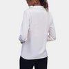 ModeParisienne® Enya - Camicetta raffinata in tinta unita per donna