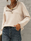 ModeParisienne® Kayley | Maglione lavorato a maglia con ruches per donna